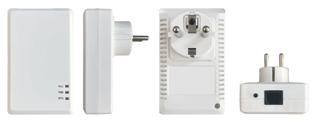 Homeplug Adapter für drahtloses Überwachungssystem, verbindet Recorder mit Netzwerk über Stromleitung für stabile Datenübertragung