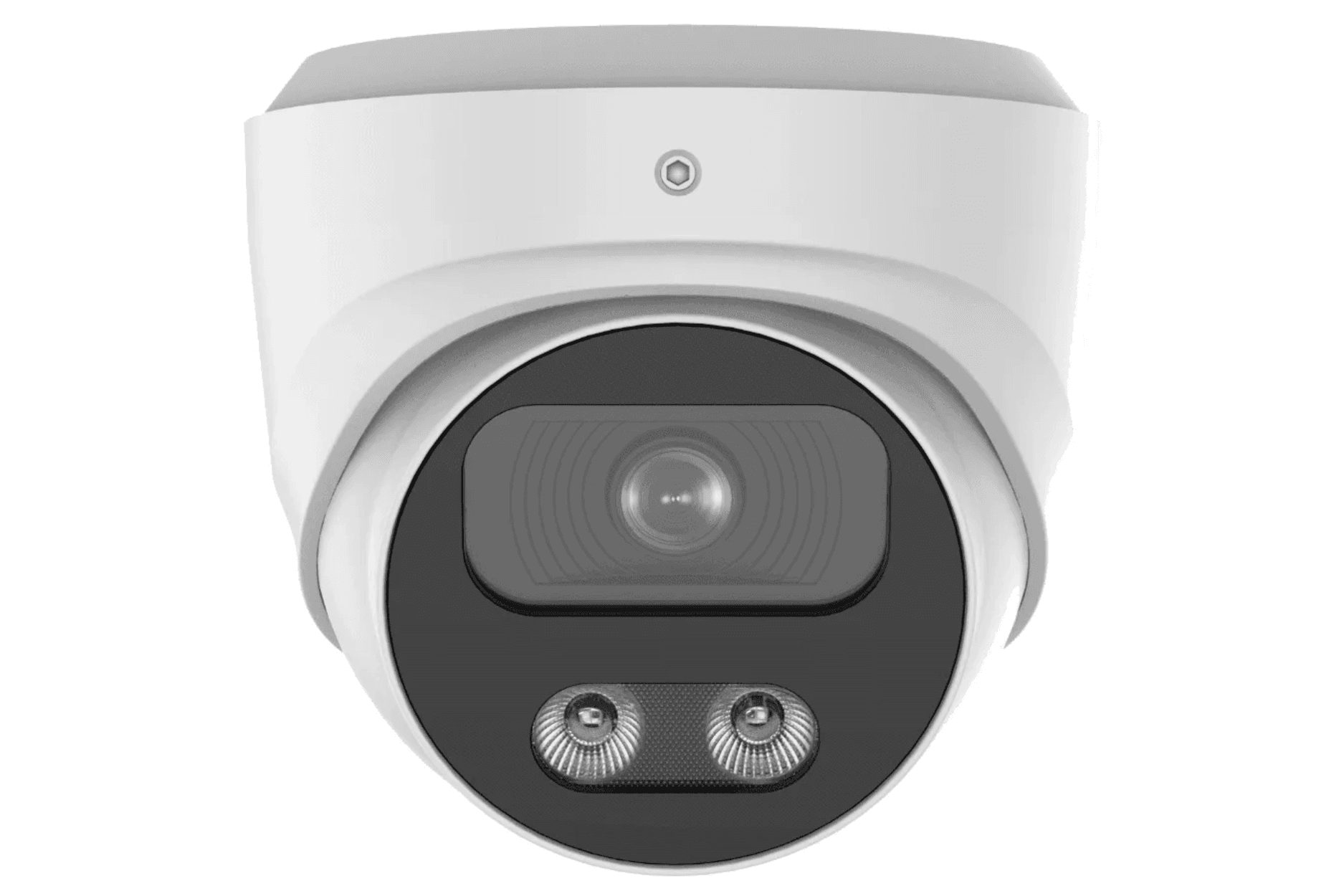Die 2K und 4K Überwachungskamera in der Farbe Weiß. Bis zu 40 Meter Nachtsicht und gestochen scharfes Bild. Inklusive Tonaufnahme. Eine wasserbeständige Überwachungskamera und staubfrei.